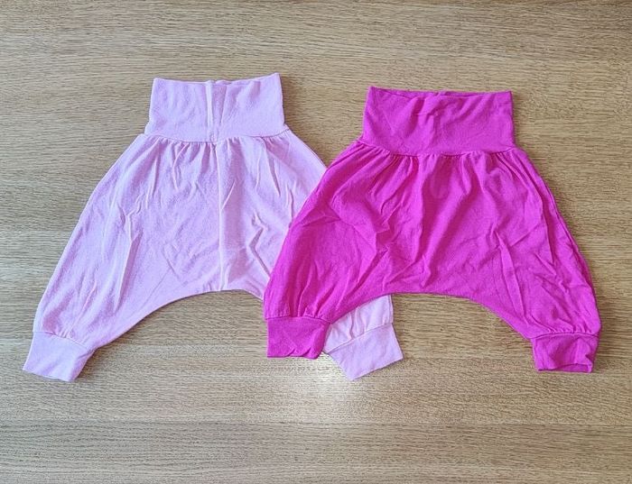 🌸 Lot de 2 sarouels - Rose - Pic Ouic - 9 mois 🌸