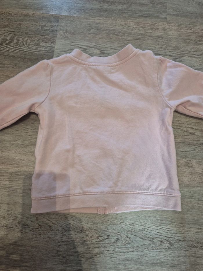 Gilet veste rose pâle - photo numéro 4
