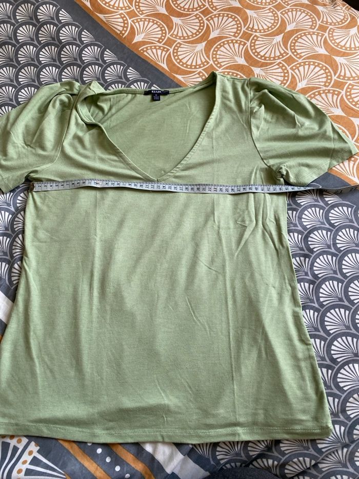 T-shirt vert pistache - photo numéro 3