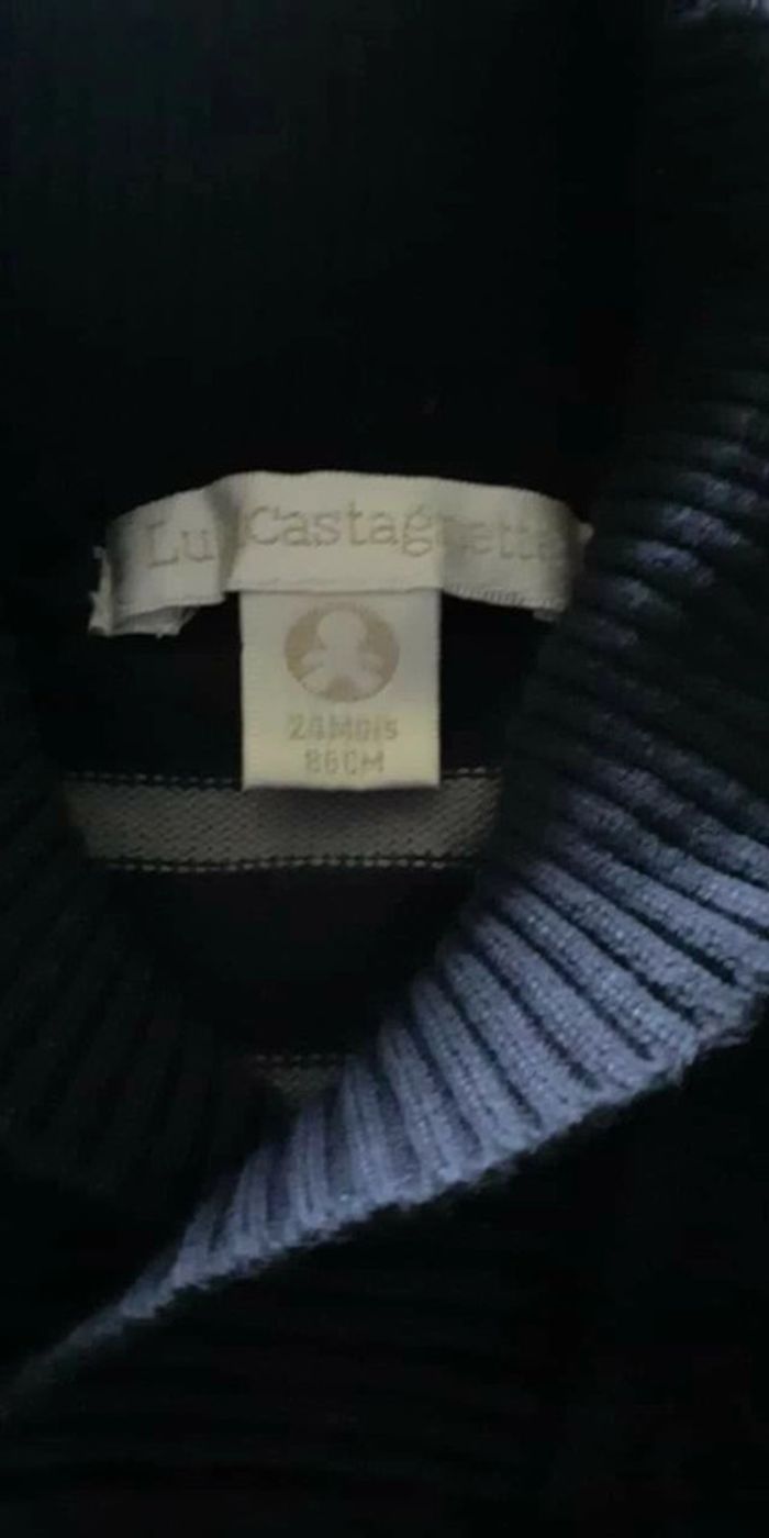 Pull sans manches Lulu Castagnette 24 mois - photo numéro 4