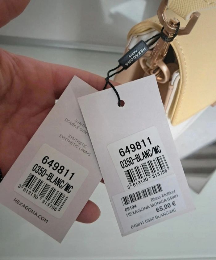 Hexagona sac à main + 2 portefeuilles été neuf - photo numéro 5