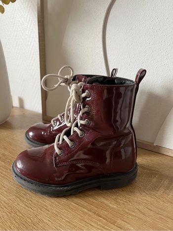 Bottines bordeaux fille