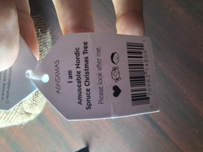 Peluche sapin amuseable nordic spruce christmas tree small size original retired jellycat - photo numéro 7