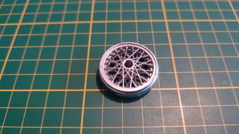 Jante seule pièce détachée miniature Bburago Burago Alfa Romeo 2300 spider 1932 1/18 1/18e 1/18ème #