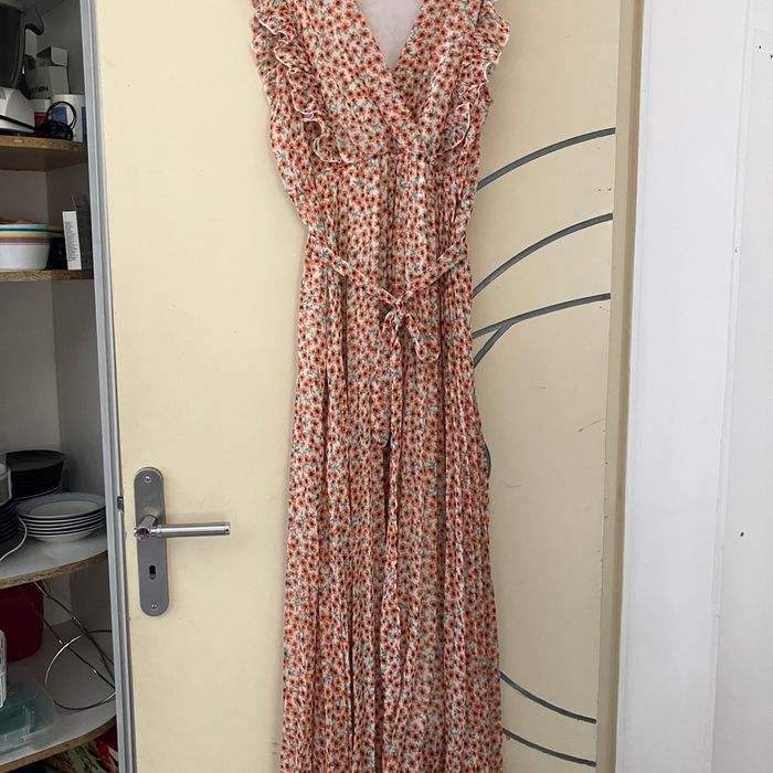 Robe longue fleurie