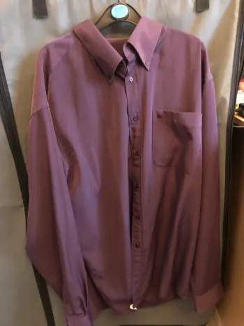 chemise violette manches longues