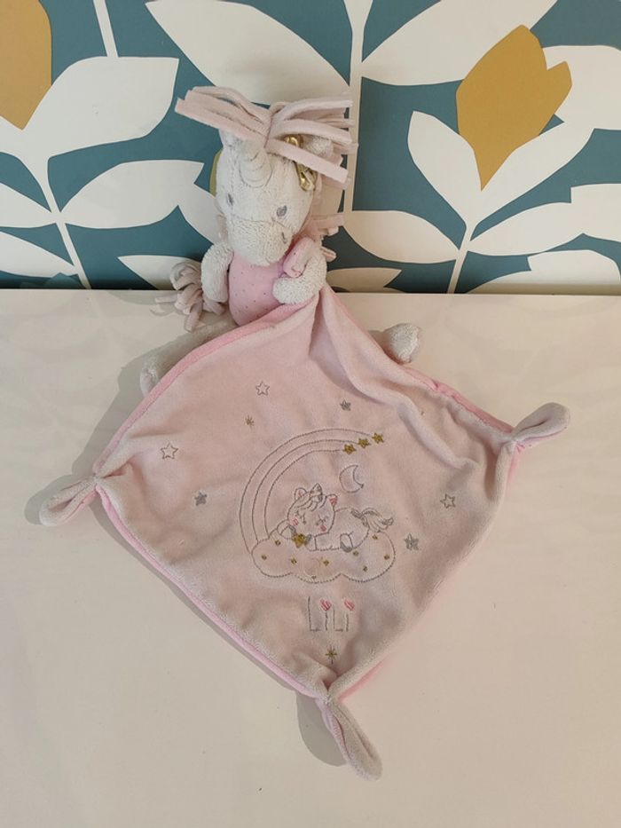 Doudou plat licorne Simba toys kiabi nicotoy - photo numéro 2