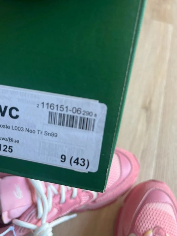 Lacoste L003 Rose 43 - photo numéro 6