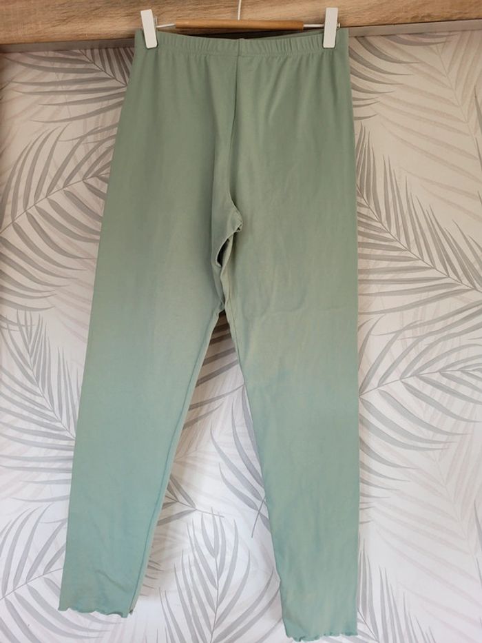 Leggings femme taille M vert d'eau - photo numéro 2