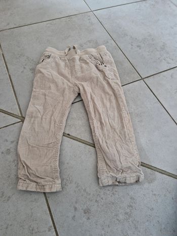 Pantalon velours