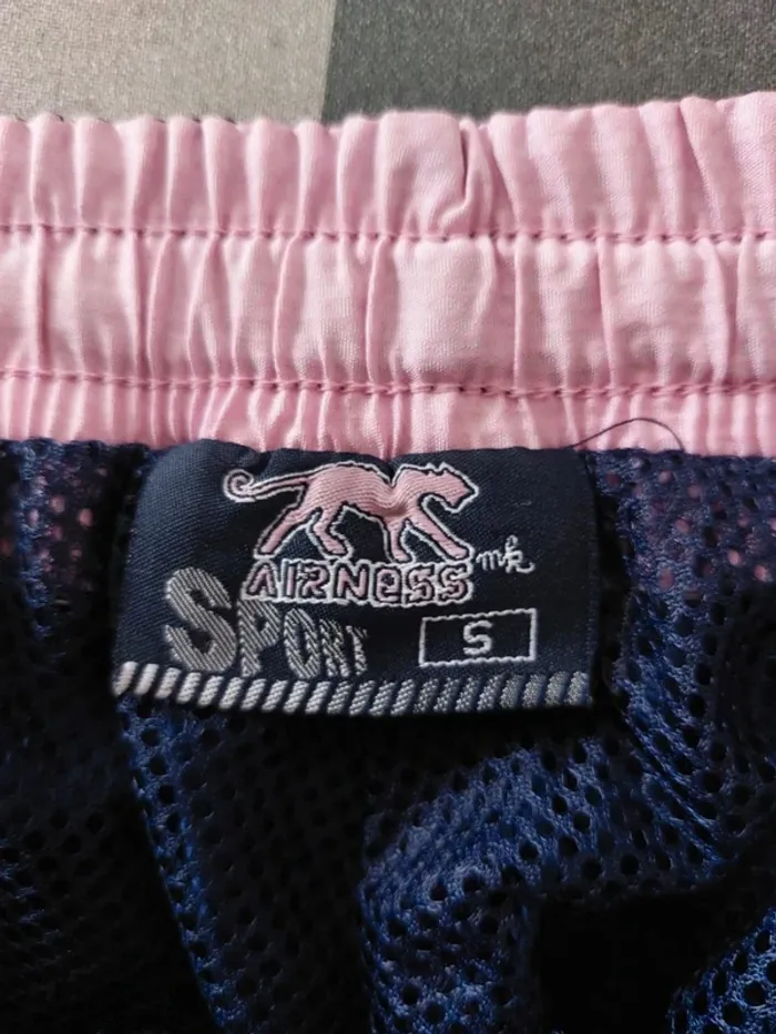 Pantalon Airness Mi-long Bleu et Rose Taille S - photo numéro 7