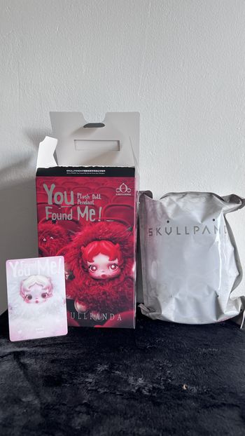 [Sealed] PopMart – Skullpanda Ghostie🌹 You Found Me! Series Plush Doll Pendant
