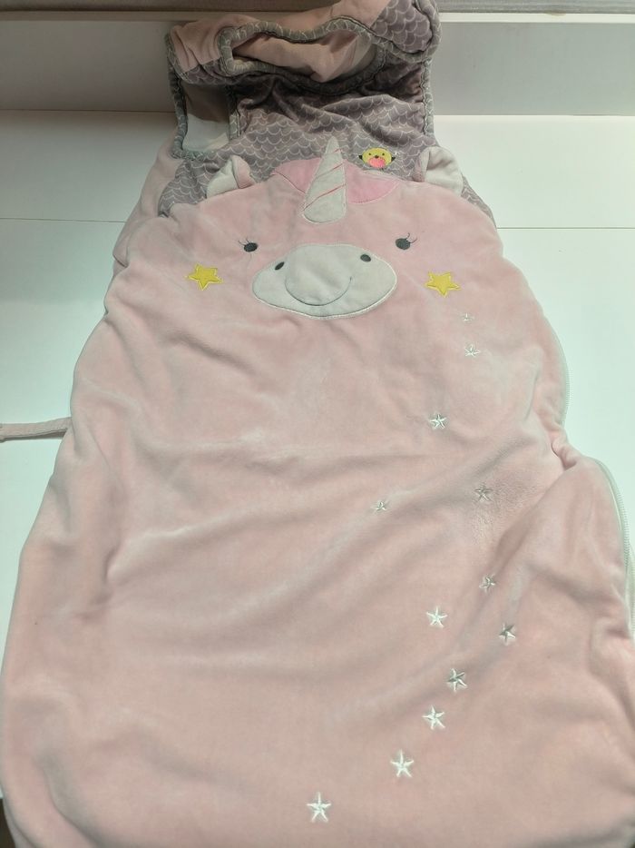 Gigoteuse turbulette licorne 6-18 mois hiver - photo numéro 2