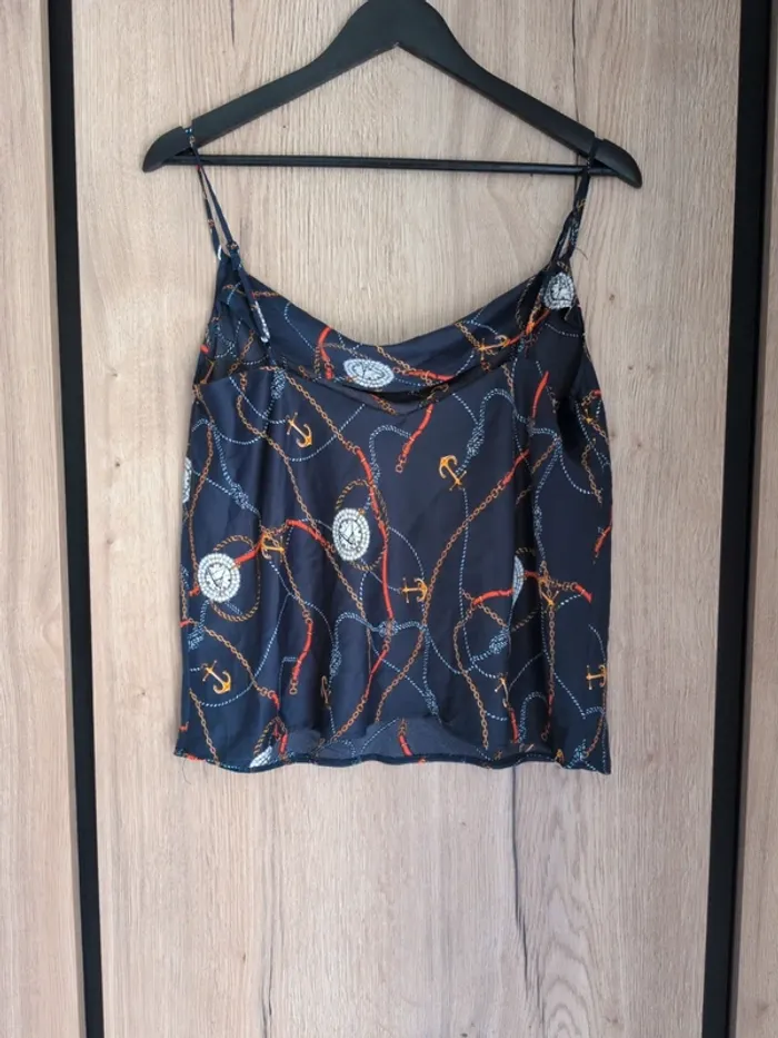 Top fluide motifs marins – Lefties – Taille L - photo numéro 2
