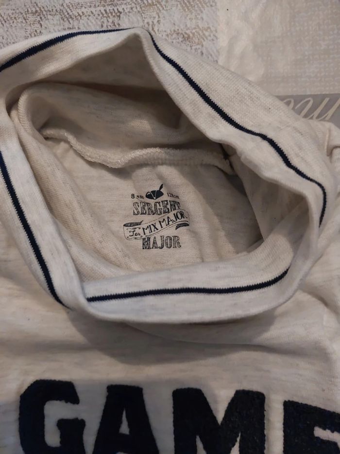 T-shirt col roulé Sergent Major 8A neuf - photo numéro 4