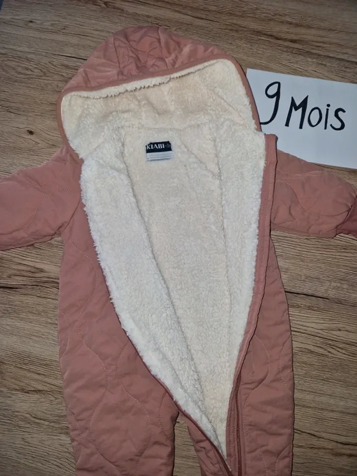 Manteau combinaison fille 9 mois - photo numéro 4