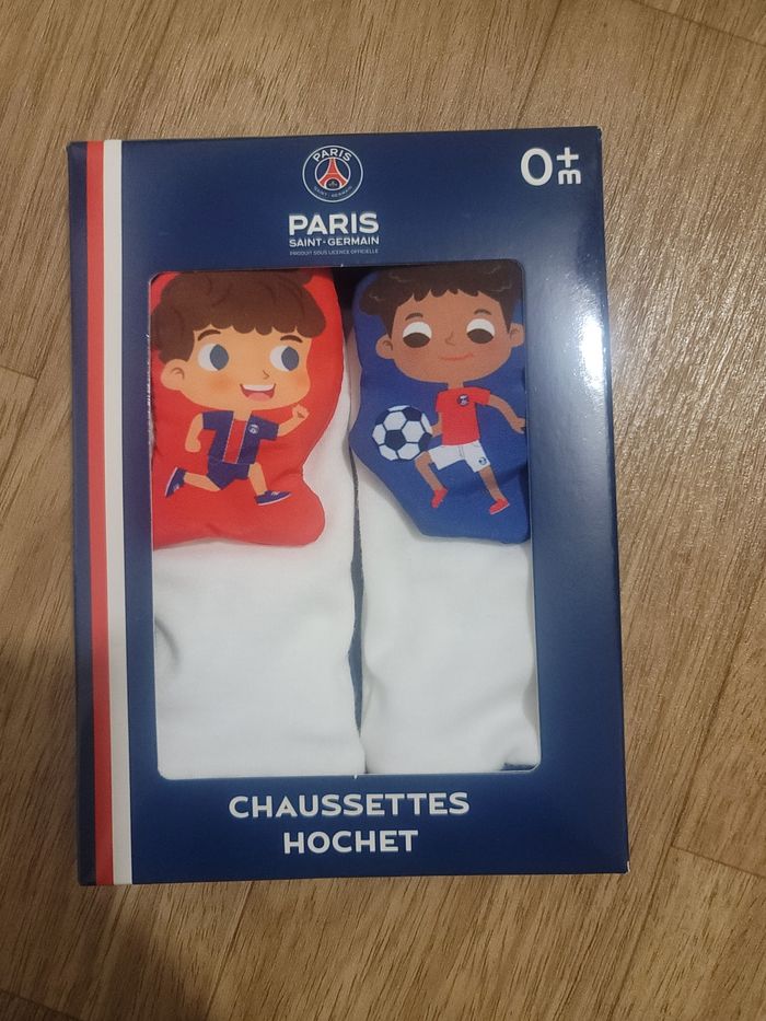 Chaussettes hochet  psg neuf