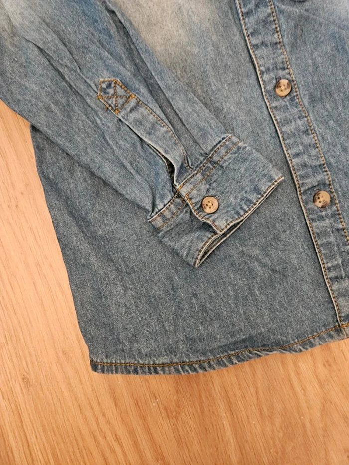Chemise manches longues effet jeans wibra 10 ans - photo numéro 4
