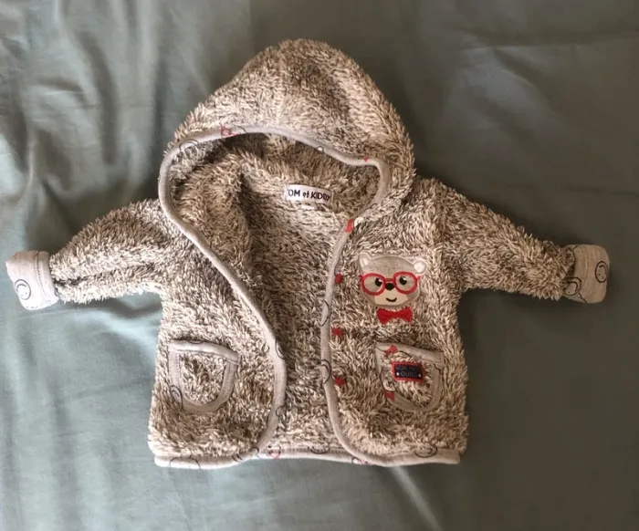 Ensemble 3 pièces Body / pantalon / gilet 1 mois - photo numéro 2