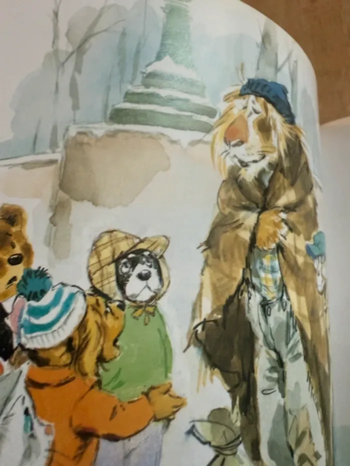 Caroline et les Vagabonds livre chien lion singe brigands SDF sans abris Pierre Probst - photo numéro 7