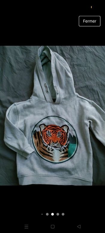 Pull beige Sergent major