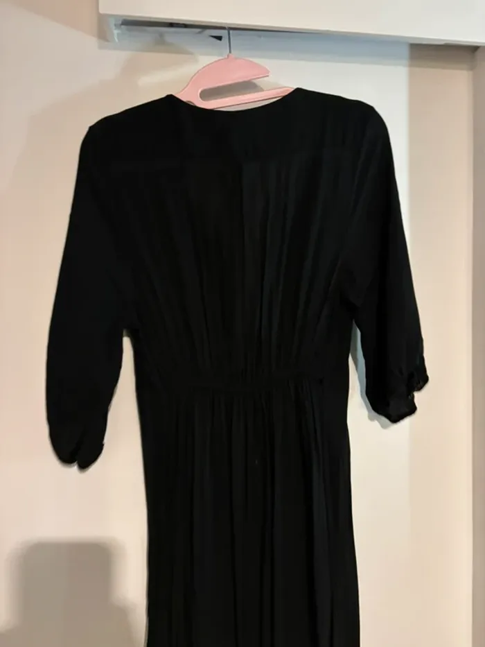 Robe Longue Noire Élégante – Taille 38/M - photo numéro 7