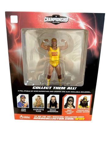 Figurine catch WWE Championship Hulk Hogan Eaglemoss Hero Collector neuf