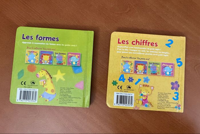Lot de 2 livres forme et chiffres - photo numéro 3
