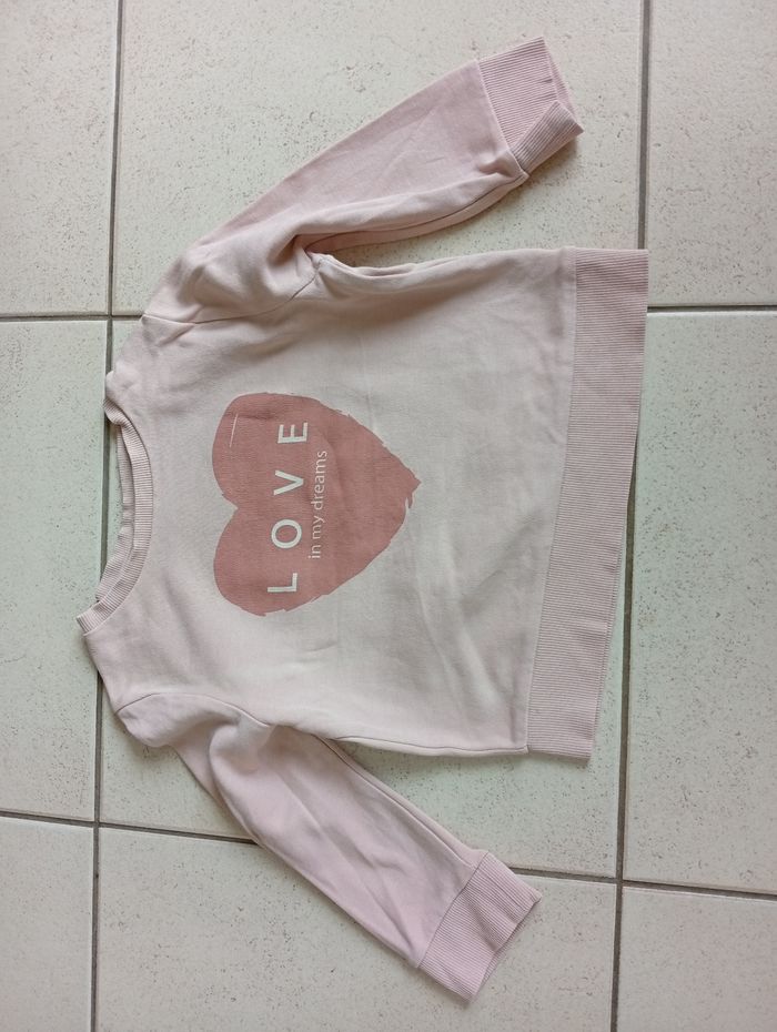 Sweat-shirt manches longues fille 3 ans Kiabi