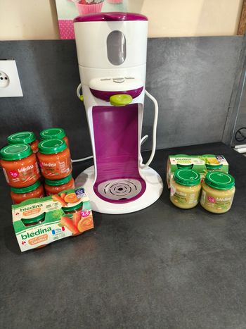 Bib expresso béaba+ petits pots