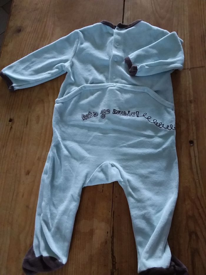 Lot de 3 grenouillères garçon taille 9 mois - photo numéro 9