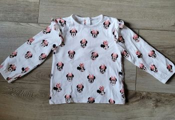 T-shirt manches longues Disney Minnie taille 18 mois