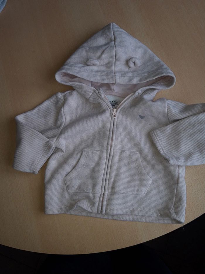 Gilet à capuche 18 mois