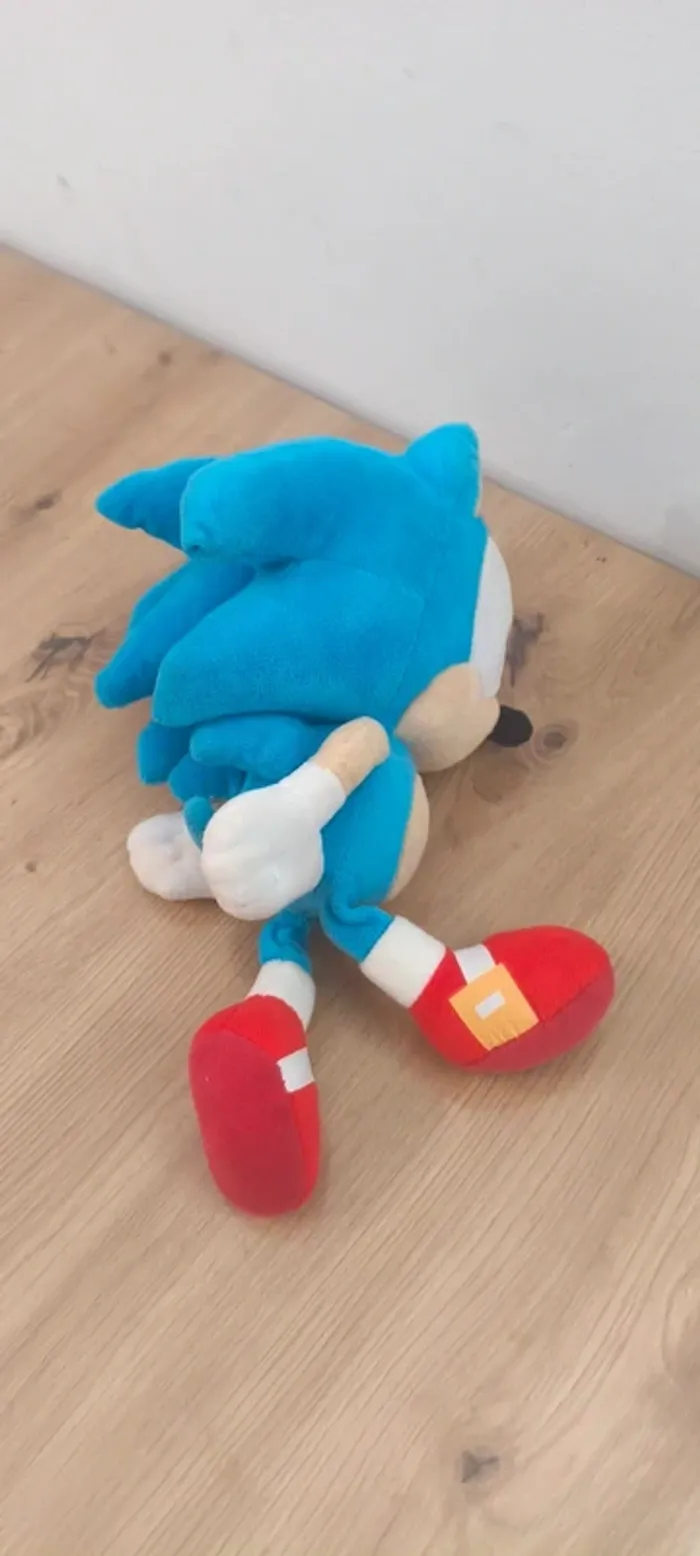 Peluche sonic le hérisson 30 cm - photo numéro 4