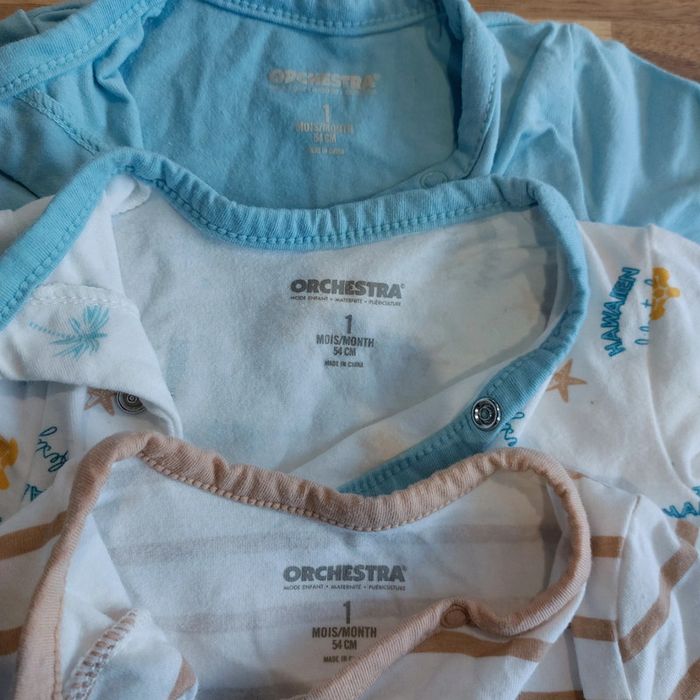 Lot 3 pyjamas léger 1 mois - photo numéro 2