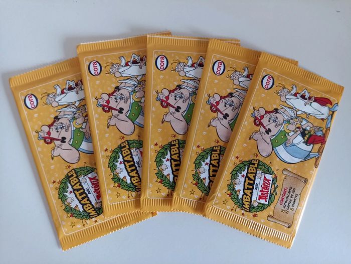 Lot 5 paquets de cartes Astérix