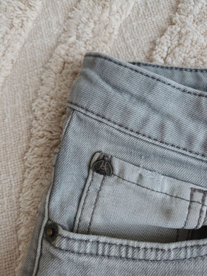 Short bermuda en jean gris Bizzbee 12 ans - photo numéro 4