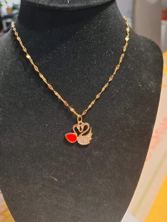 Magnifique collier femme neuf Cygnes - photo numéro 2