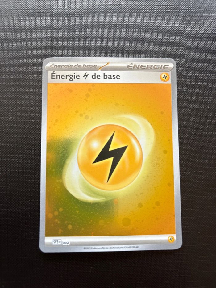 Lot 7 Cartes Pokémon energie holographique EV1 Ecarlate et Violet - photo numéro 4