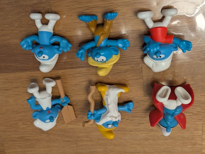 Lot de 6 figurines Schtroumpfs McDonald's - photo numéro 6