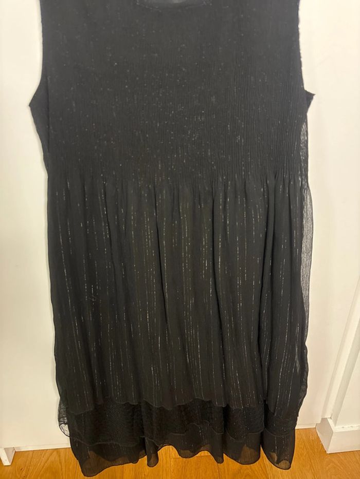🌺robe de soirée noir toscane avec fil doré🌺 - photo numéro 3
