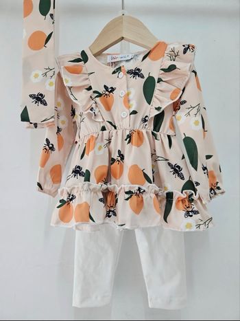 Ensemble pantalon robe bandeau  12 mois