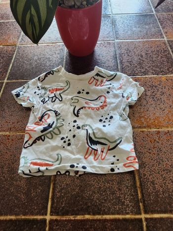 Tee-shirt manches courtes dinosaures