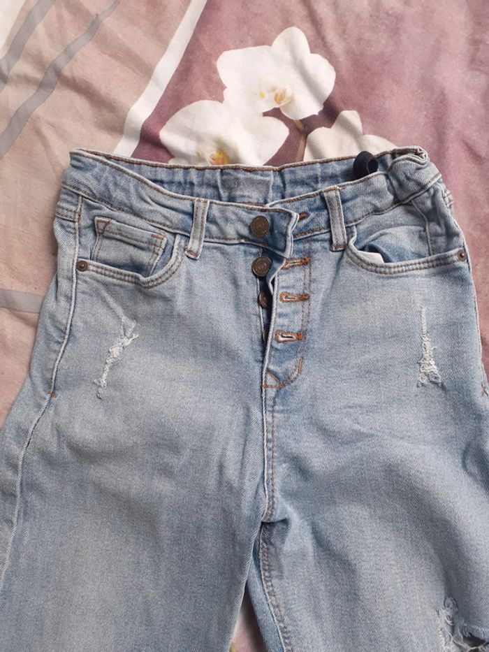 Jeans troué taille haute XS - photo numéro 2