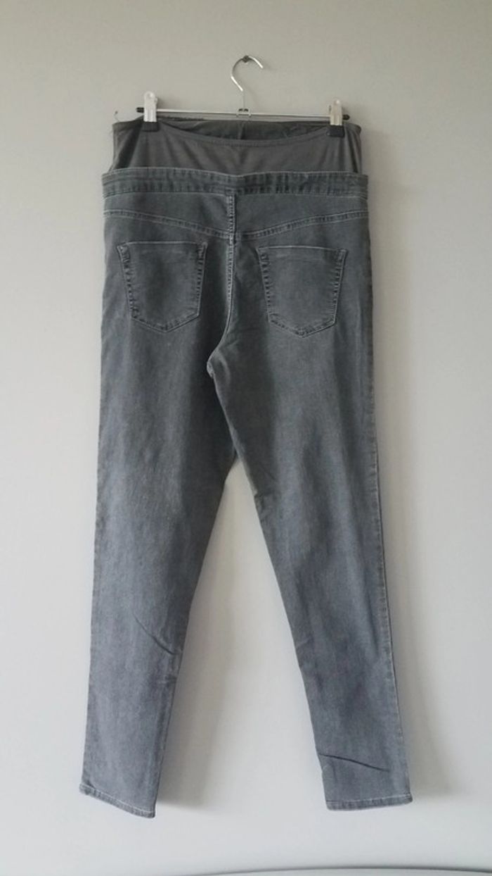 Jean skinny de grossesse gris - photo numéro 2
