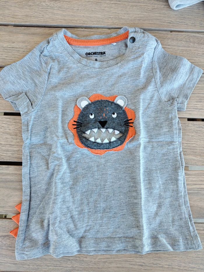 Lot de 3 t-shirts MC Orchestra T.9M - photo numéro 2