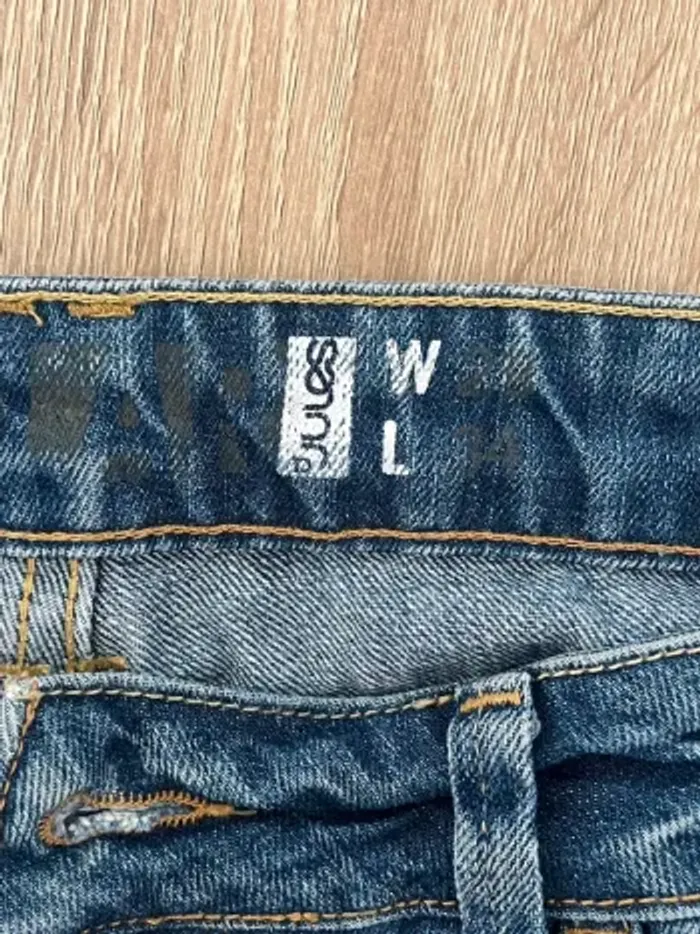 Jean Jules Homme Vintage 28/34 coupe droite bleu brut - photo numéro 3