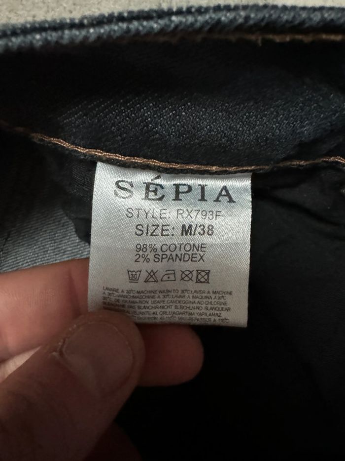 Jean coupe droite Sépia Taille 38 - photo numéro 4