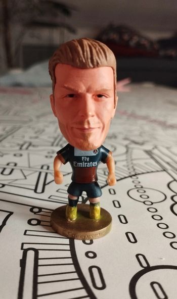 Personnage miniature football neuf David Beckham PSG Paris Saint-Germain
