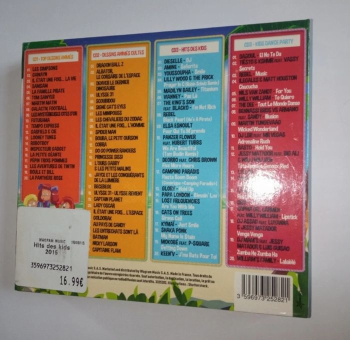 4 cd hits des kids tous les heros - photo numéro 2